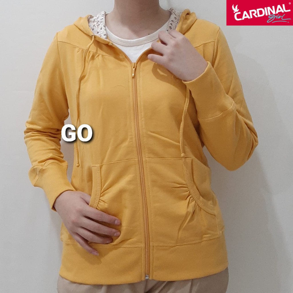 BB CARDINAL SWEATER GIRL 149 Kuning Jaket Cewek Sweater Cardinal 100% Original