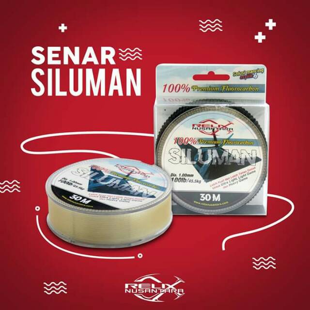 Shock Leader Relix Nusantara Siluman  10 12 15 18 20 50 lbs - Senar Pancing - Tali Pancing - Mancing