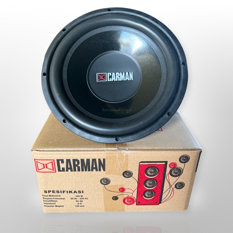 Subwoofer 12 Inch CARMAN double coil murah
