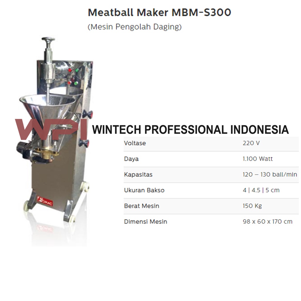 Jual Fomac Mbm S300 Mesin Pencetak Bakso Mesin Cetak Bakso Meat