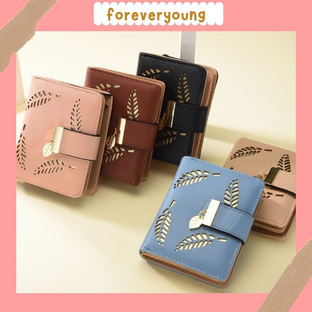 (FY) COD DOMPET WANITA MA122  KOREAN FASHION TRENDY FASHION WALLET REAL PICT