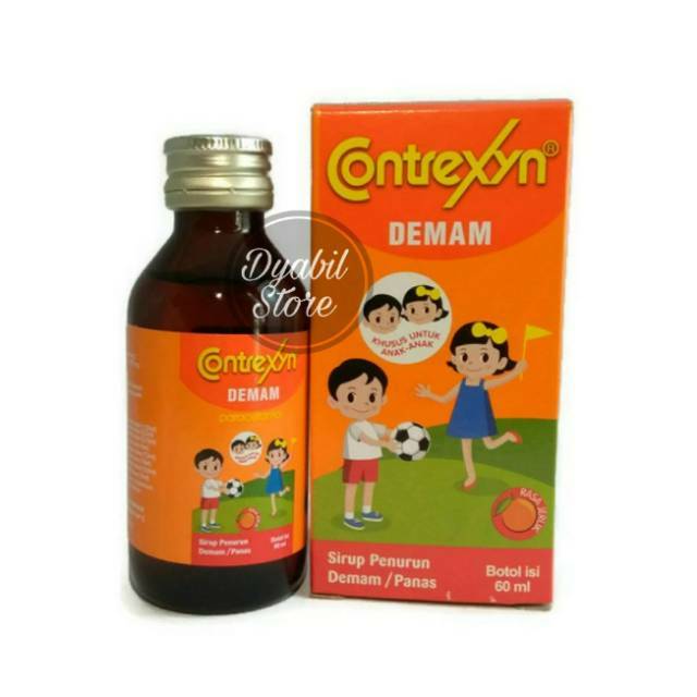 Contrexyn Demam | Paracetamol | Penurun Panas | paracetamol syrup