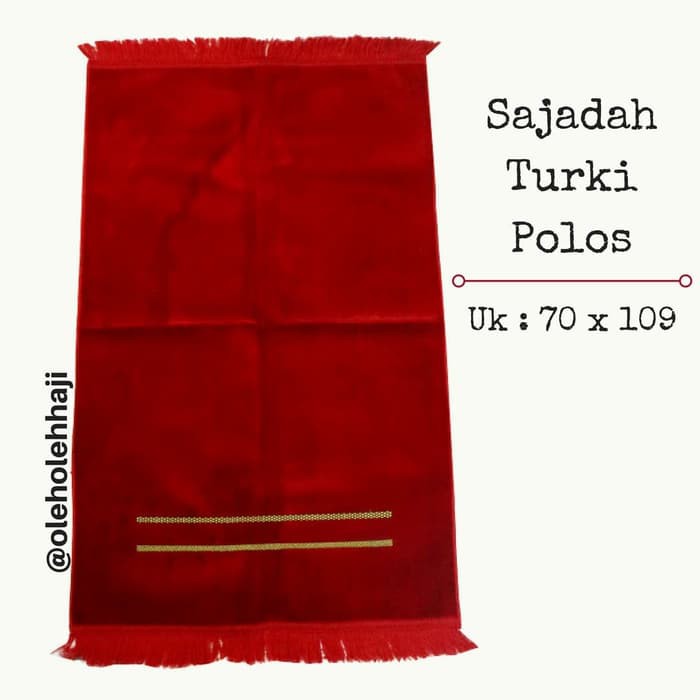 Sajadah Turki Polos