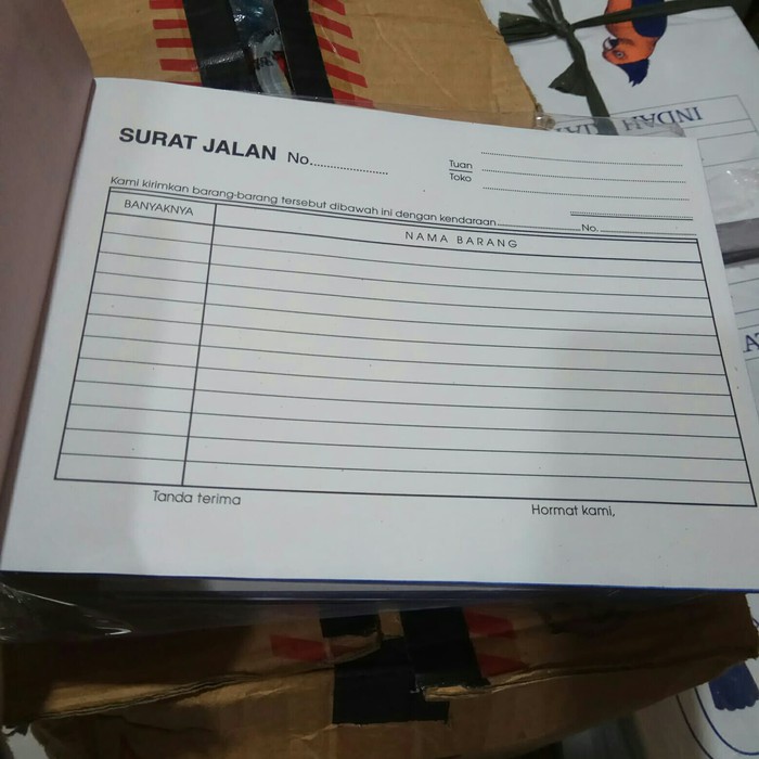 

Terlaris Surat Jalan Besar 2 Ply NCR Excelindo (Kelipatan 10 buku) Keren