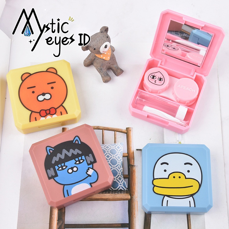 MYSTICEYES Character Softlens Case / Case Soflens / Kontak Lensa Case Karakter