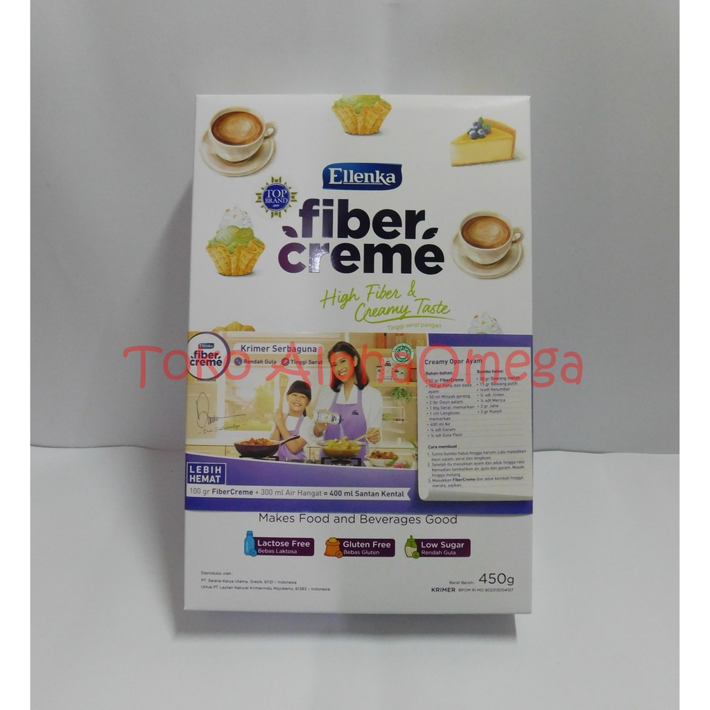 

Ellenka Fiber Creme / Krimer serbaguna 450 gram