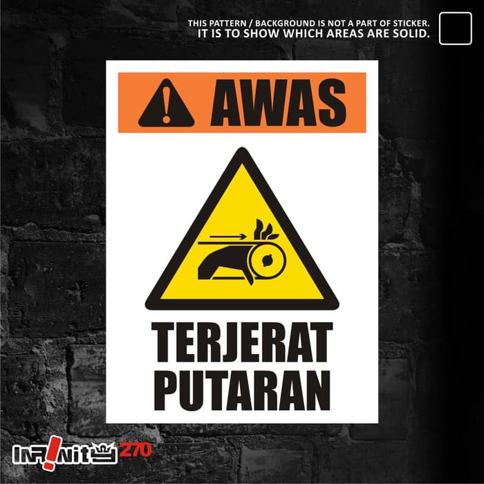 

Sticker Safety Sign K3 Awas Terjerat Putaran 30Cm Wskim-089 Murah