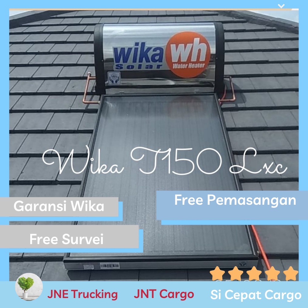 Solar Water Heater WIka, Pemanas Air Kamar Mandi Daya Matahari