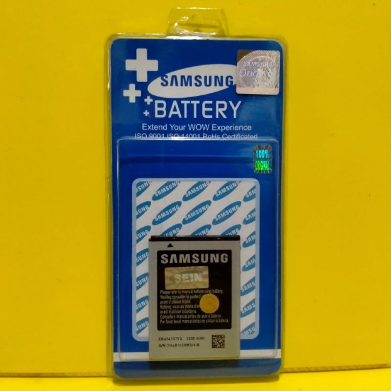 Baterai Batre Battery Samsung Galaxy Young S5360 pocket S5300 chat B5330 EB454357UV original sein