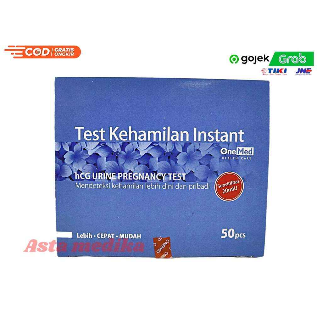 Alat Test Pack Kehamilan Instan HCG  Onemed Tes Pack onemed Alat test kehamilan onemed Tespek onemed Test pack hcg