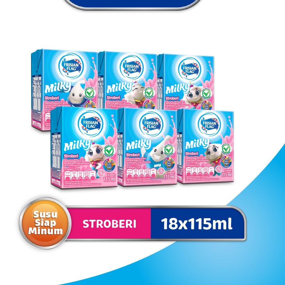 

Update Frisian Flag UHT Milky Strawberry 115ml x 18 ,,