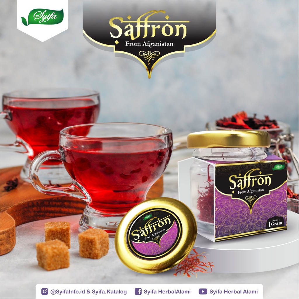 

SAFFRON 1gr Super Negin (Finest Quality) 100% Original AFGANISTAN Grade A++