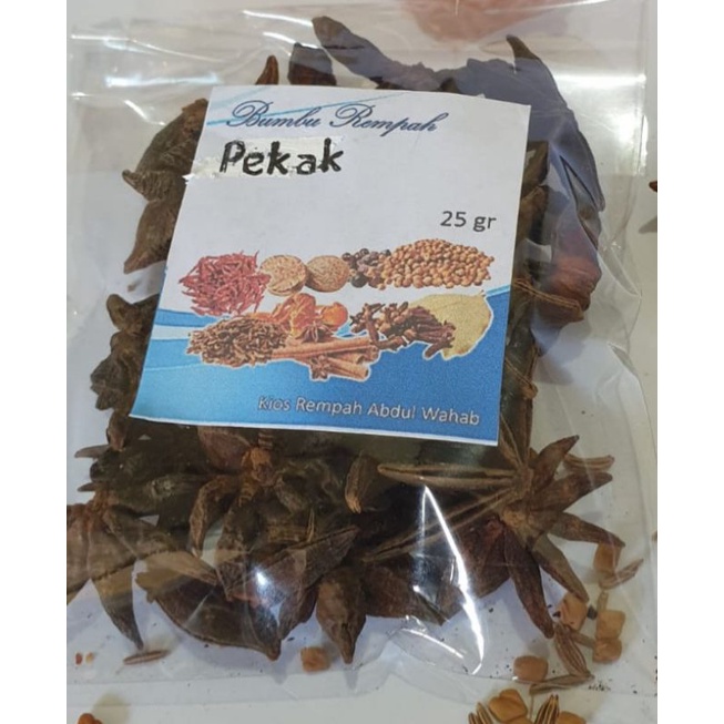 

Bunga Lawang / Pekak 25 gram, bumbu rempah wahab