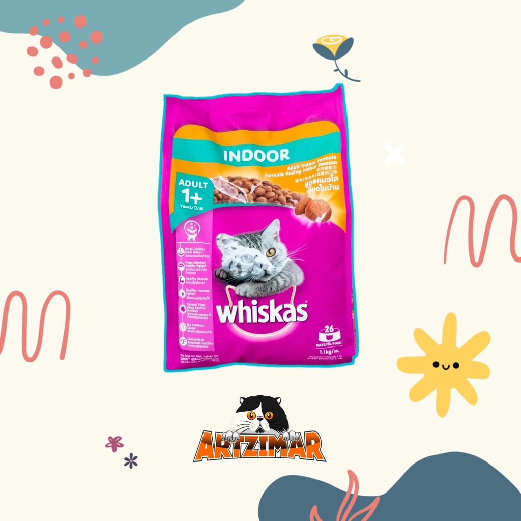 Whiskas Adult Indoor 1,1kg