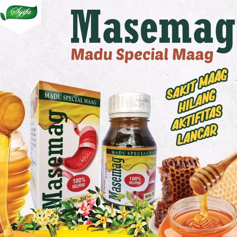 Madu Masemag 350 gr Syifa Herbal ||| Madu Special Maag Madu Lambung Maag Asam Lambung