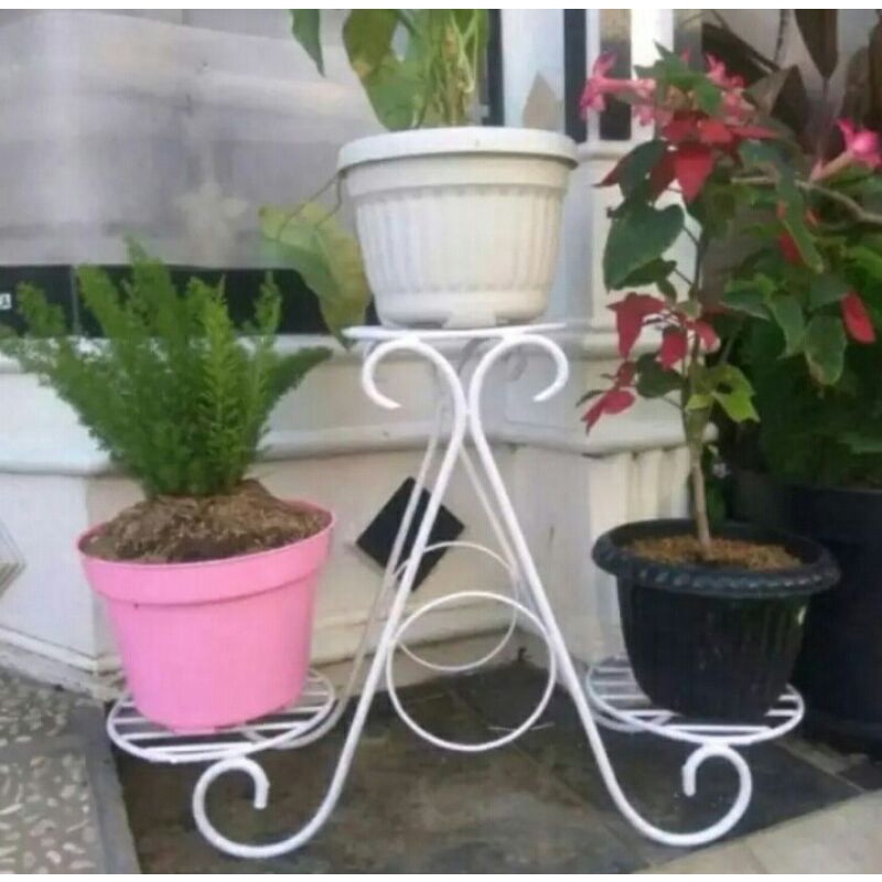 standing rak tanaman hias/rak tanaman hias besi