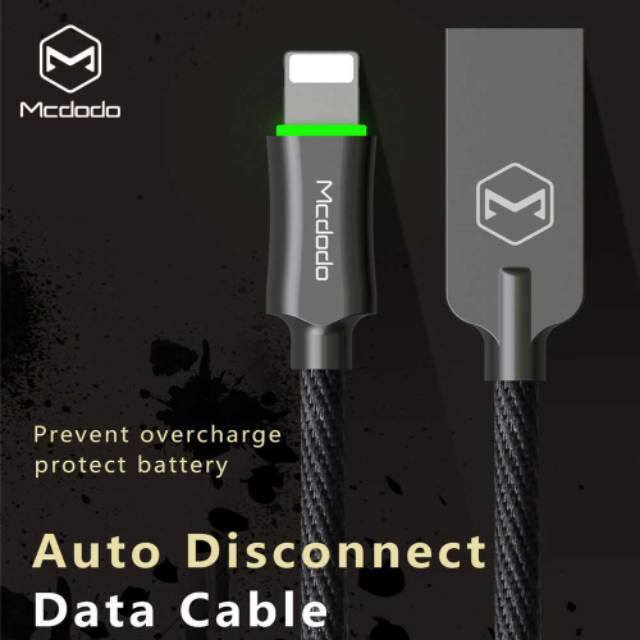 MCDODO Kabel Charger Lightning Premium Auto Disconnect   180 CM