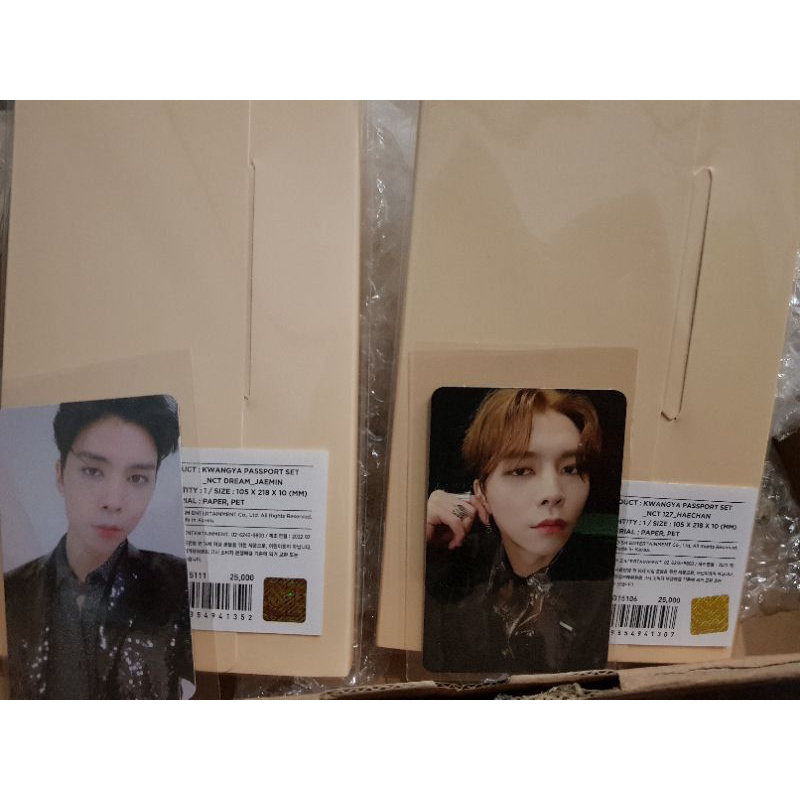 [BACA DESK] READY STOCK PASSPORT SMCU JAEMIN, HAECHAN 127 NCT