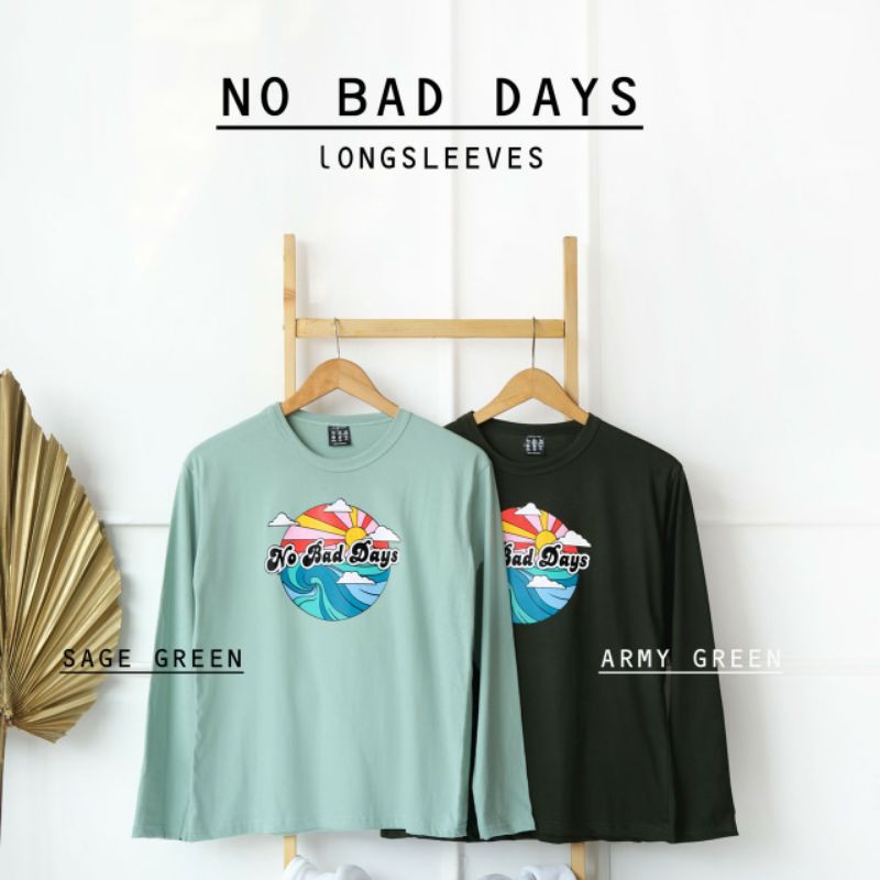 Army x Sage longsleeve- Kaos Wanita Lengan Panjang Army dan Sage