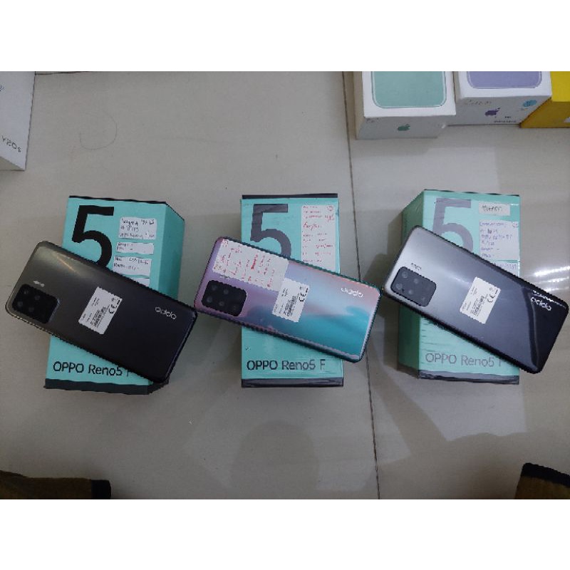 Oppo Reno5 F Ram 8/128 second fullset