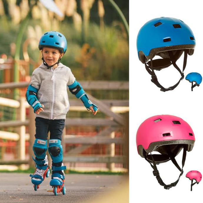 OXELO Helm Sepeda / Skateboard / Sepatu Roda Anak ORI DECATHLON