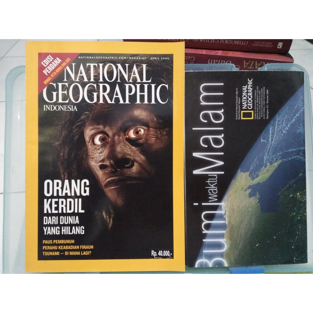 MAJALAH NATIONAL GEOGRAPHIC EDISI PERDANA INDONESIA APRIL 2005 SECOND