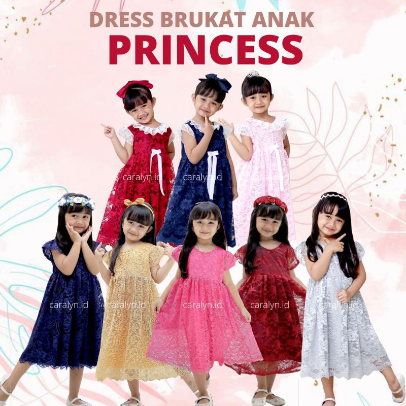 KEBAYA DRESS BRUKAT ANAK PRINCESS