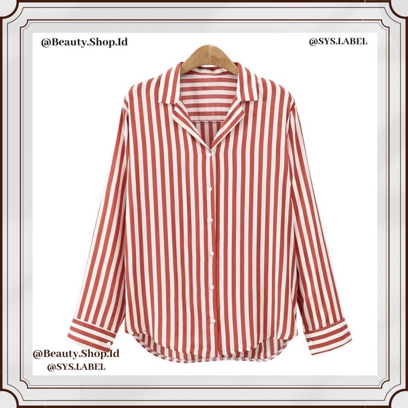 [SYS.LABEL] Mille Shirt - Kemeja Salur C1