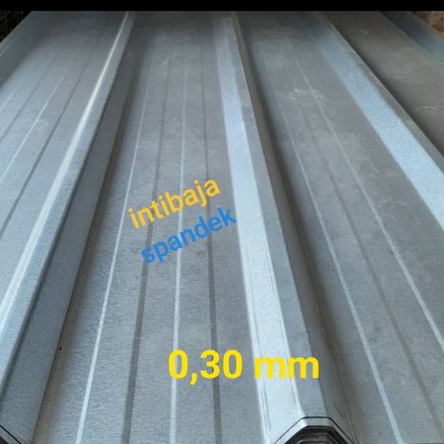 ATAP SPANDEK 0,30mm/ SPANDECK  zincalume 0,30mm