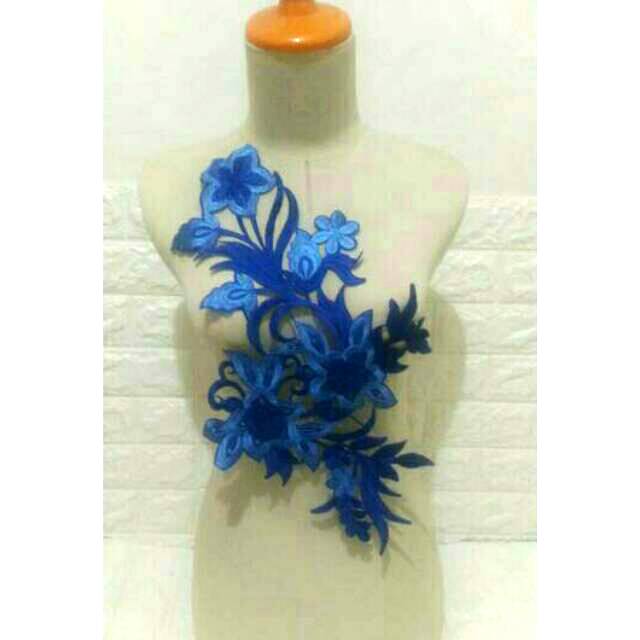 Renda bordir bunga mawar 01