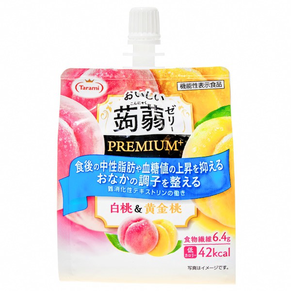 

Tarami Konjac Premium White Peach & Golden Peach Jelly / Jelly Import / Jelly Jepang / Jelly