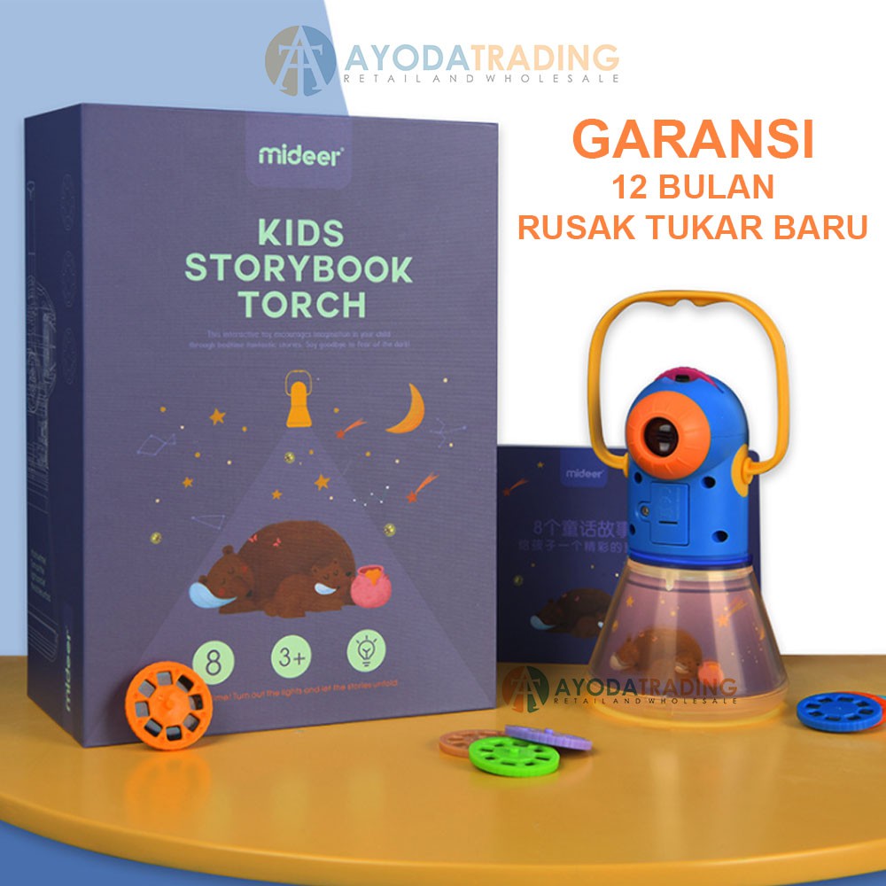 Mideer Kids Storybook Torch Hadiah Kado