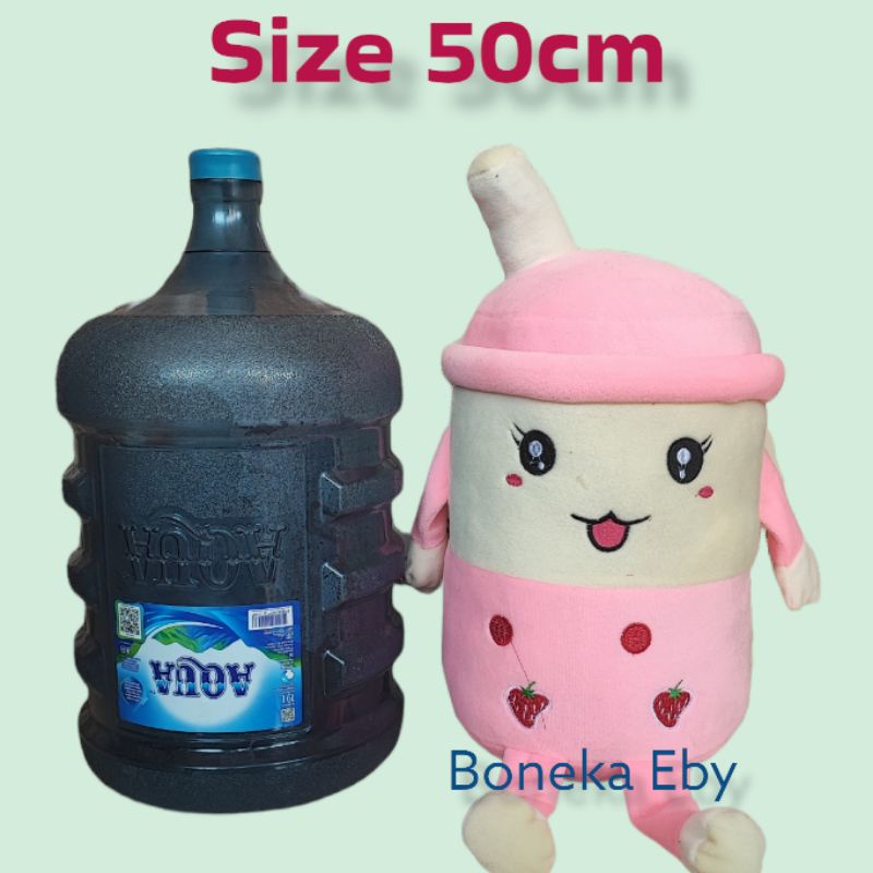 Boneka Boba Tangan Kaki Jumbo XL Galon LED Nyala Murah Lucu Kualitas Pro 50cm