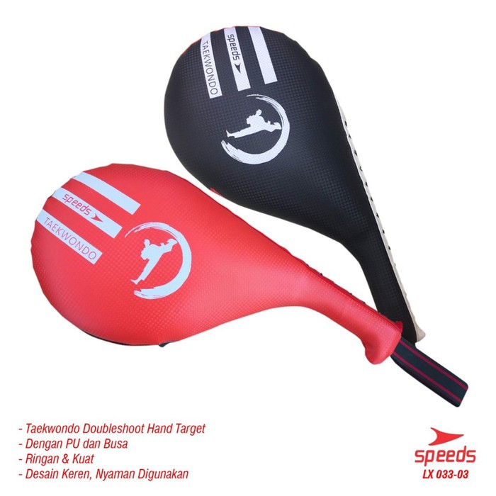 Taekwondo Double Foot Tinju Target Alat Sasaran Tendang Dewasa 033-3