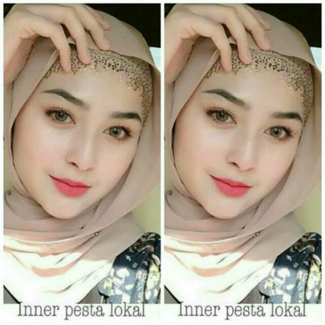 Inner pesta / inner hijab brukat / inner swarovski