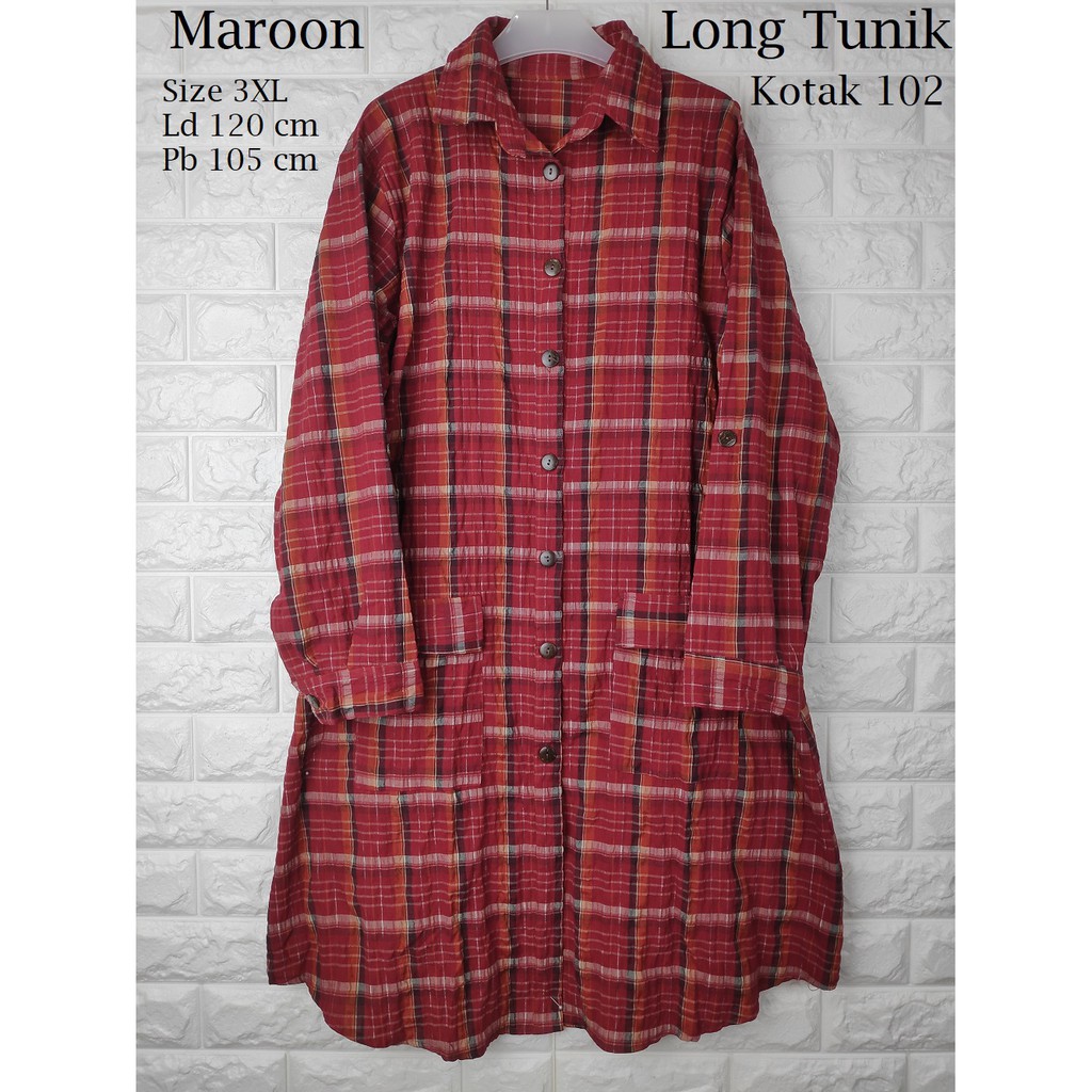 TUNIK JUMBO KOTAK GANDI SIZE XXXL