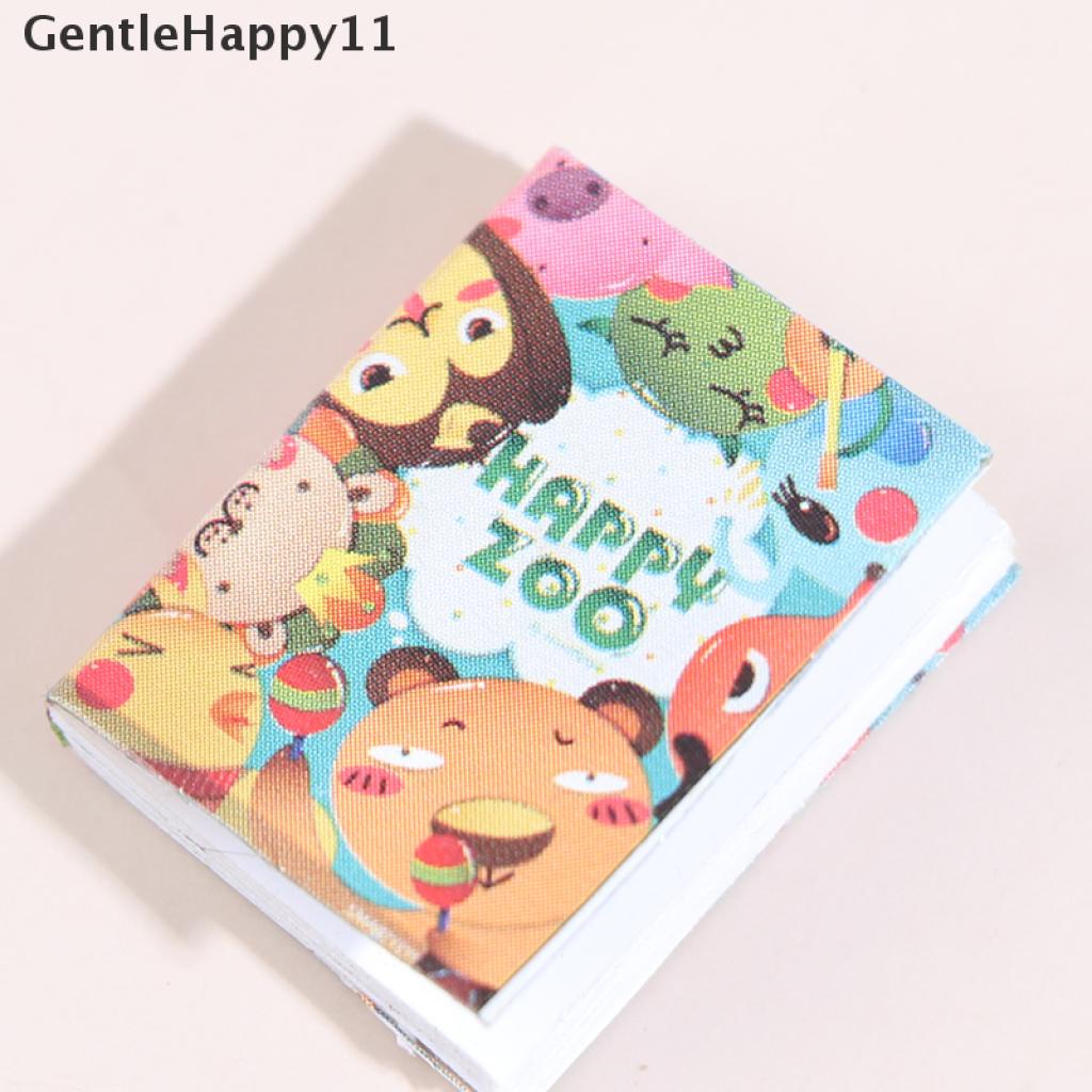 Gentlehappy 1PC Miniatur Buku Mini Dekorasi Rumah Boneka 1: 12