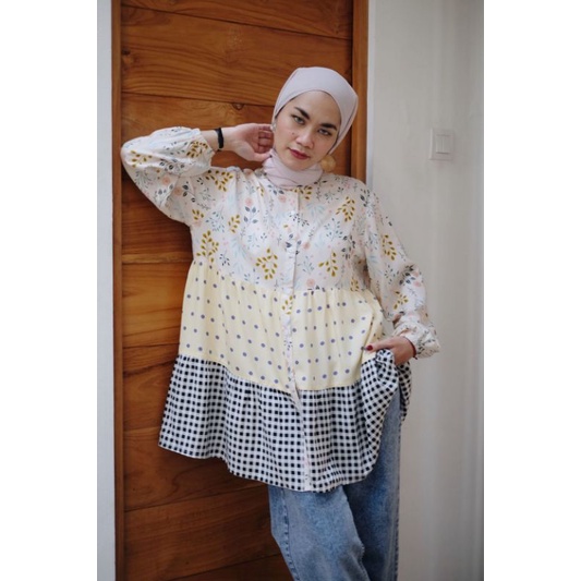 Davni Honey / Davni mono tartan by kalani label kalani.label