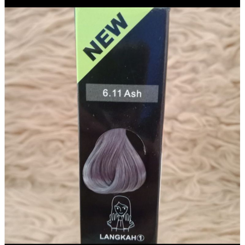 Faves Color Cream 6.11 Ash Cat Semir Rambut Abu