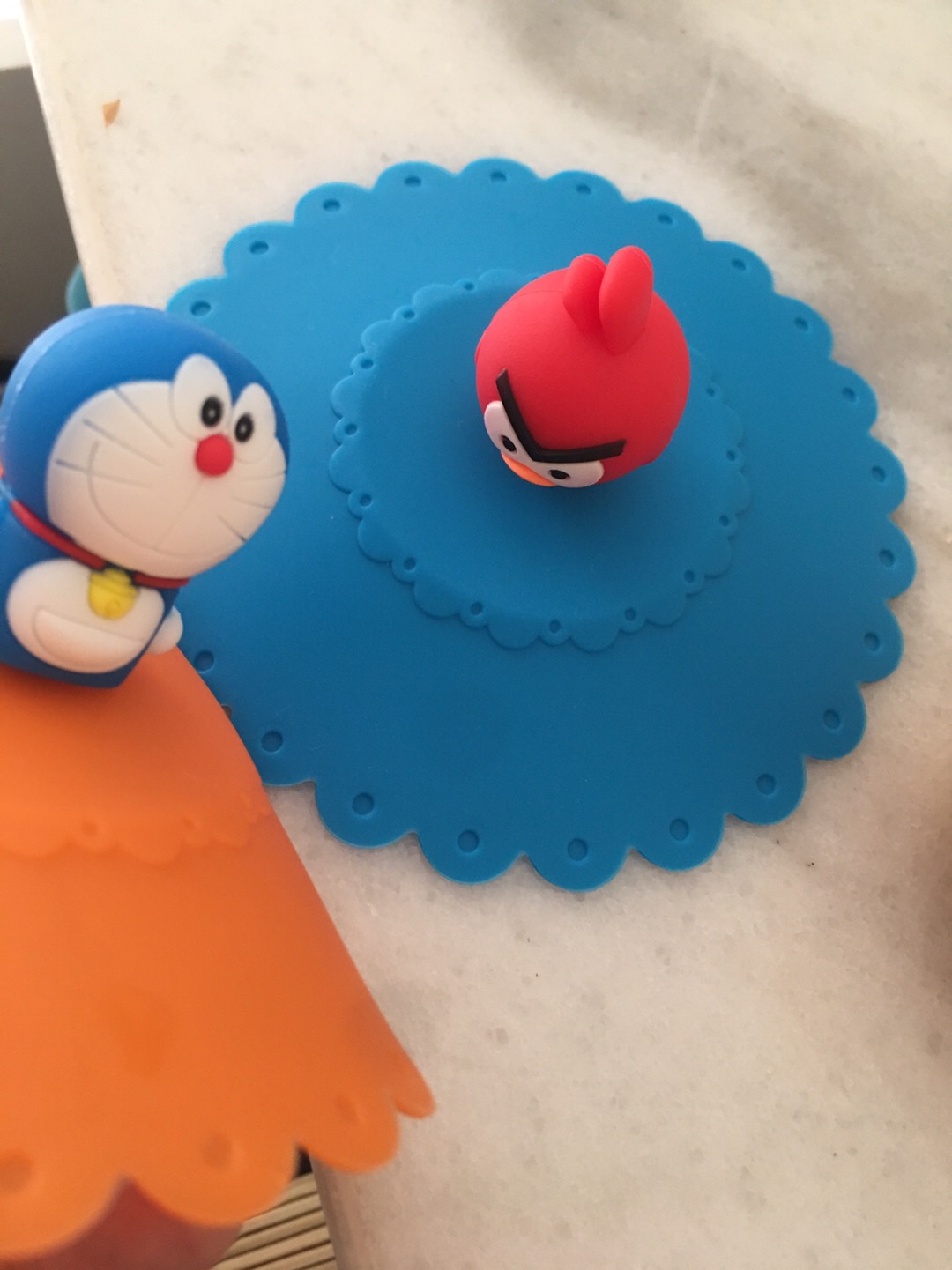 Tutup Gelas Karakter Mug Lid Cangkir Silikon Cantik Anti Virus Motif Karakter Kartun