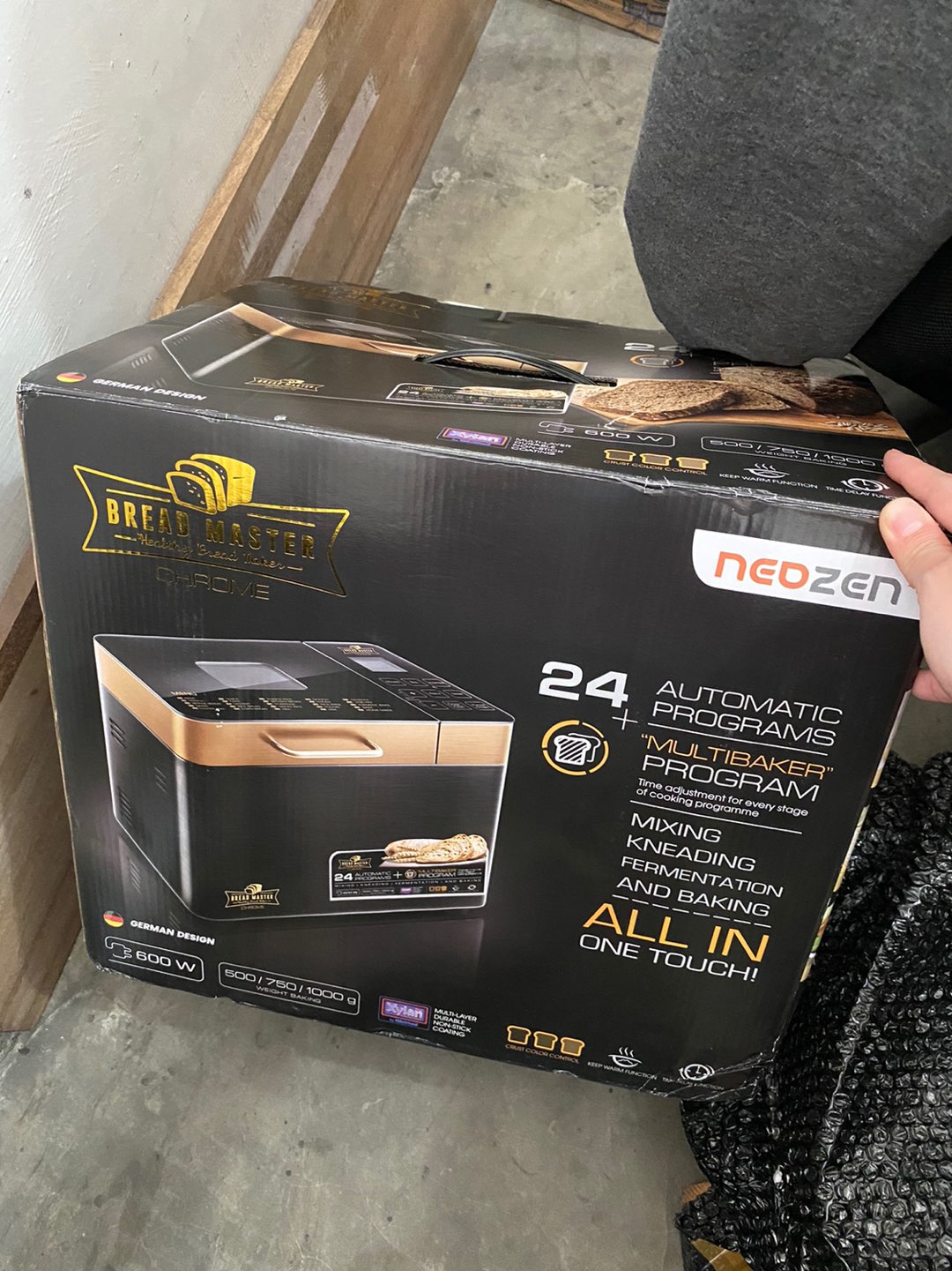 Bread Master Chrome Mesin Pembuat Roti Otomatis / Bread Maker / Peralatan Kue / Baking Ready Medan