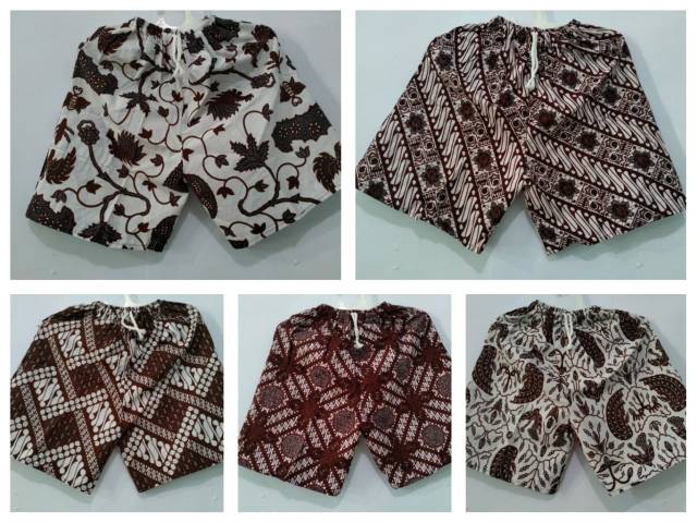 Celana Batik pendek ukuran all size pria dan wanita Harga murah