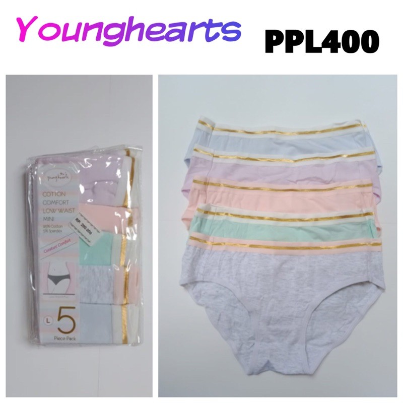 PPL400 panty mini pack katun younghearts L
