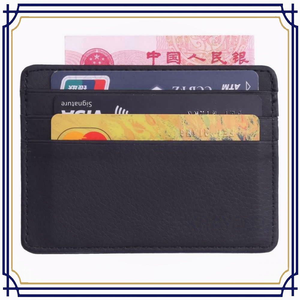 Dompet Kartu Bahan Kulit ID Card Holder Slim Design TS344