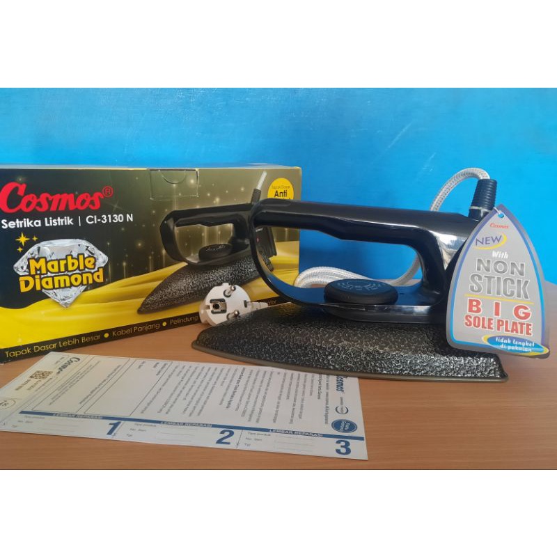 COSMOS Setrika CI-3120 N/CI-3130 N Non Stick Soleplate Setrikaan Anti Lengket