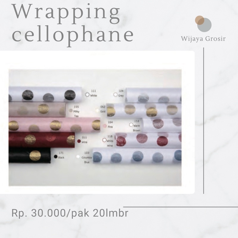 

[20LEMBAR] Flower Wrapping Paper/Kertas Pembungkus Bunga/Kertas Buket Bunga Cellophane Florist