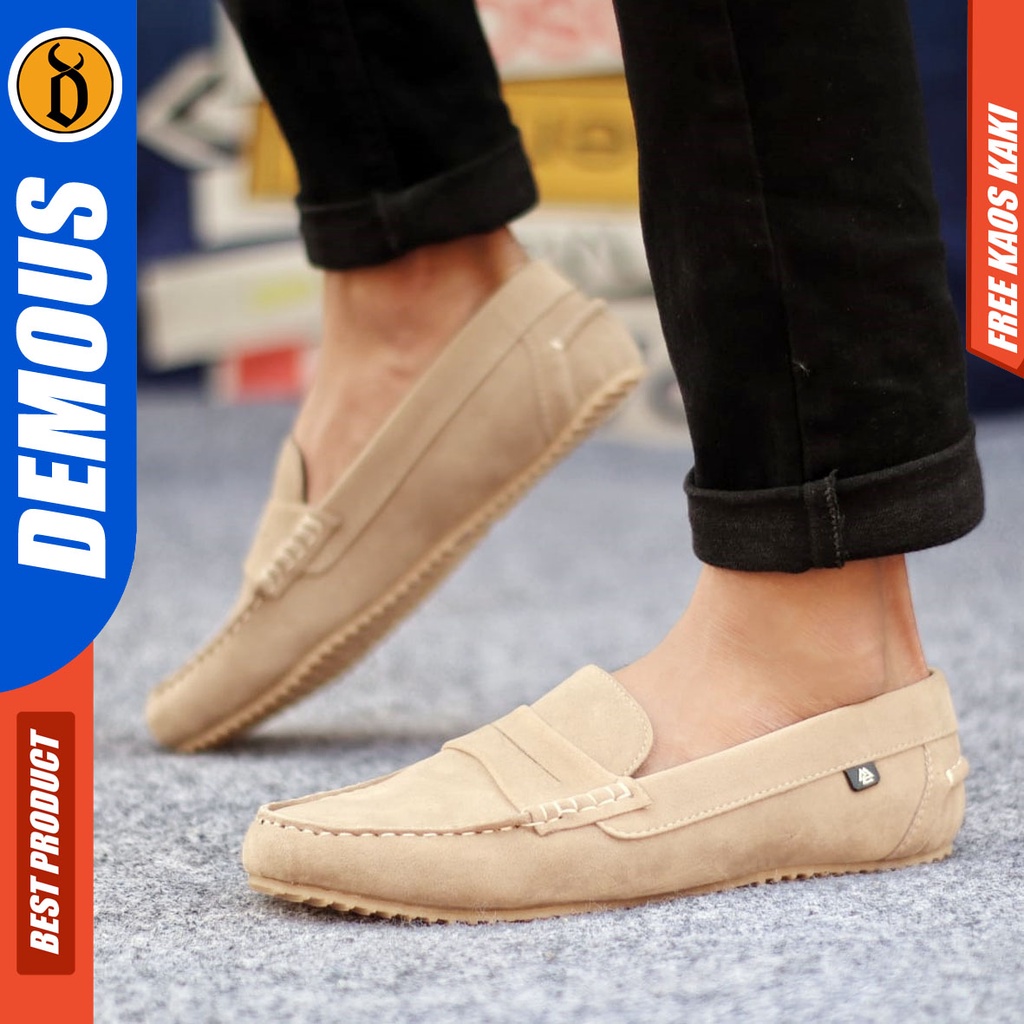 DEMOUS NOAH Sepatu Casual Slip On Pria
