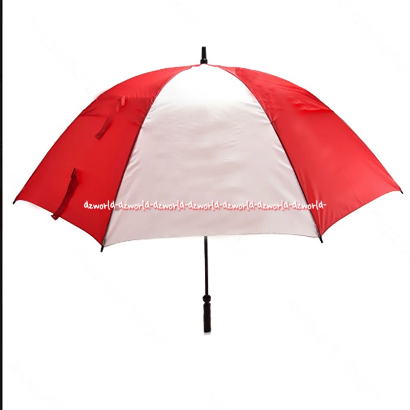 Ace Payung Besar Jumbo Umbrella Golf Merah Hitam 148Cm Payung Ukuran Besar Big