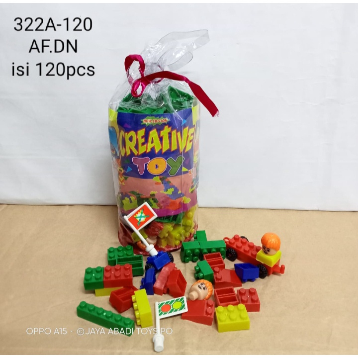 322a - 120pc - Mainan Balok Lego Block isi 120 pc kolong kecil 322a/120pc