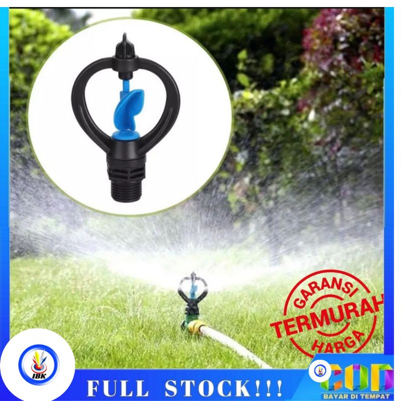 Sprinkler Pertanian Sprinkler Irigasi Air Taman 360 Derjad Butterfly Sprinkler IBK123